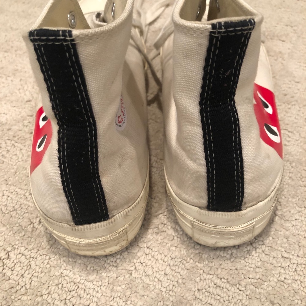 CDG White Convers - Picture 4 of 6
